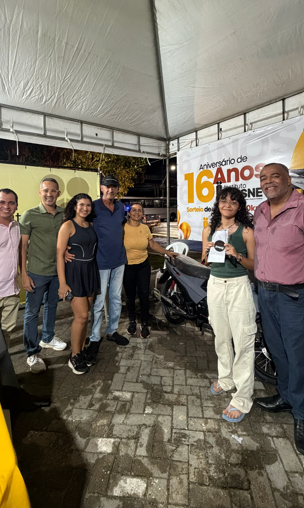 Instituto IDESNE celebra 16 anos com grande festa e sorteio de moto em Marechal Deodoro