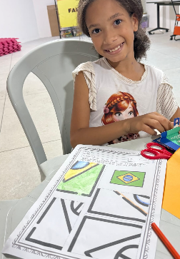 Ação do projeto Família Acolhida